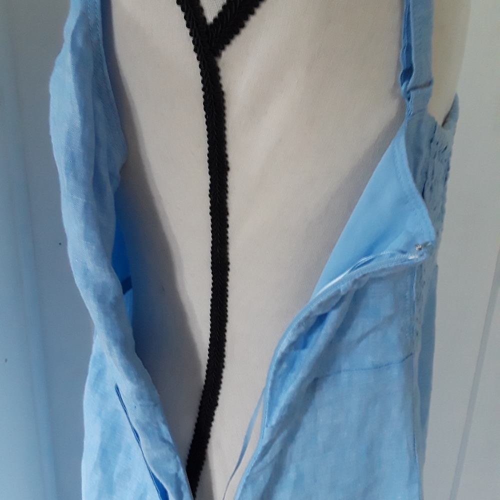 T-Rachel Zoe Ruffled Linen Dress - Picture 7 of 11